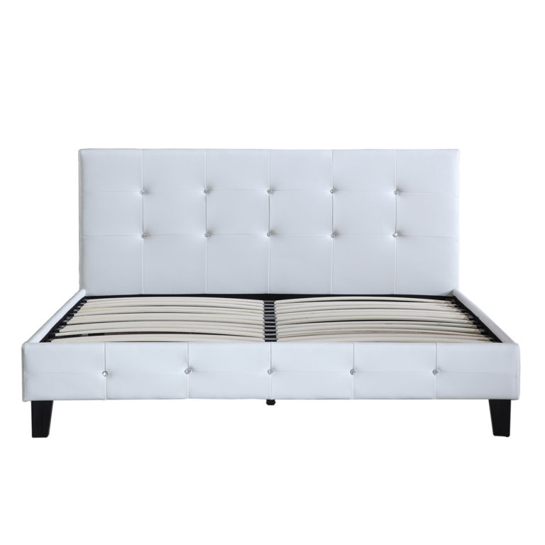 SS8023 White Bed – Garcia's Family Furniture