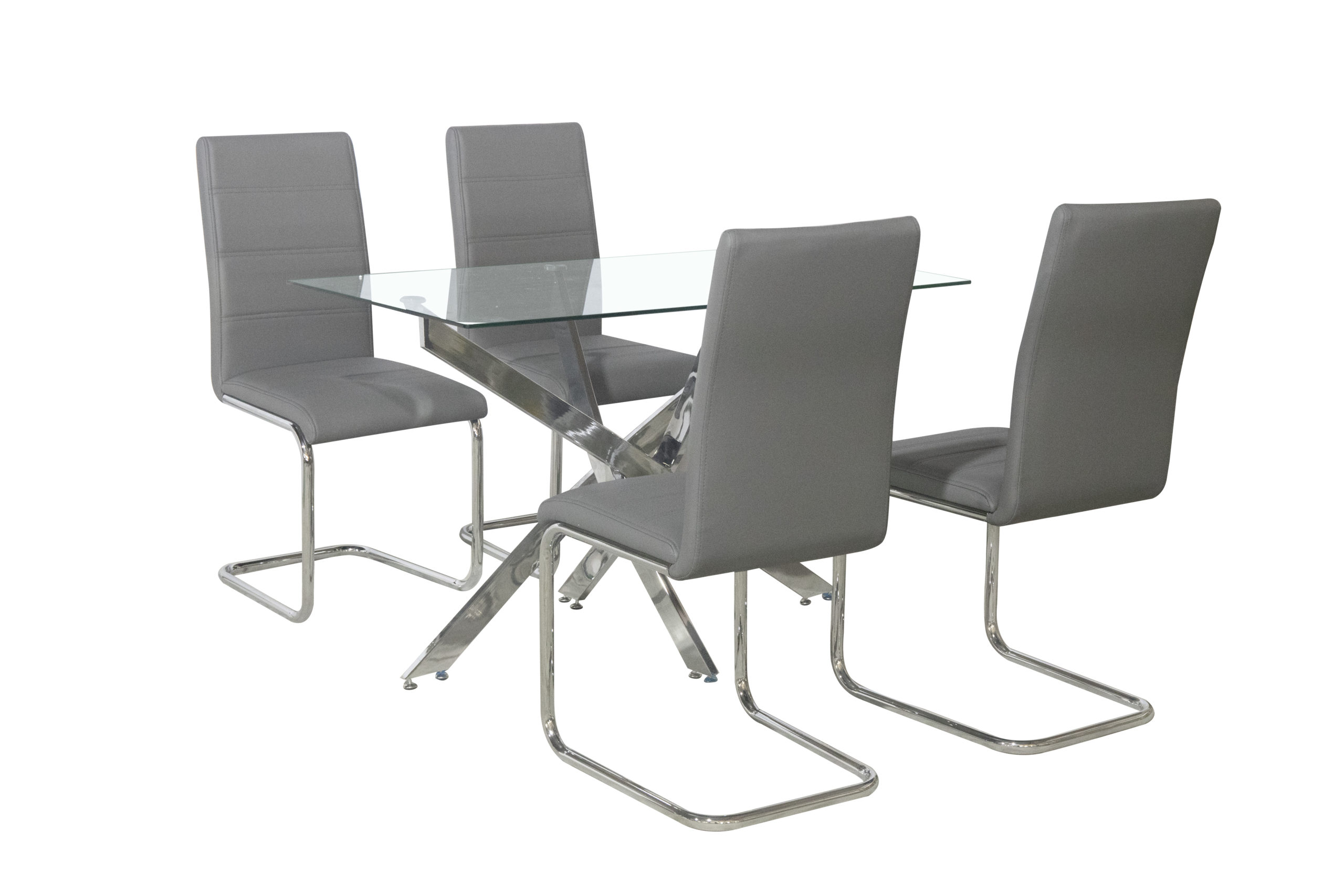 Austin Dining Set Grey Garcia's Family Furniture